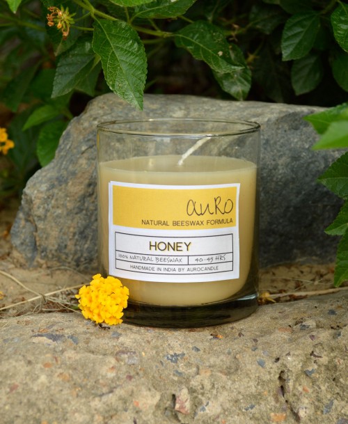 Honey Beeswax Candle