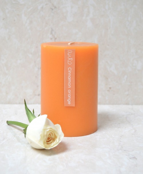 Cinnamon orange pillar 3*4 "