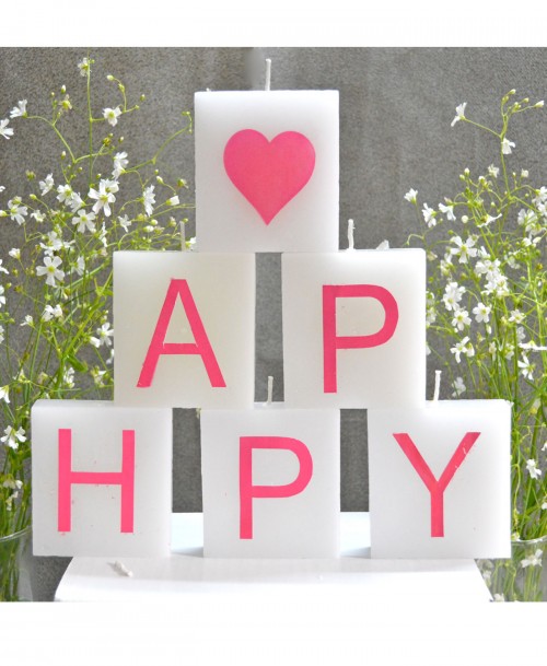 Word Candle ( Happy )