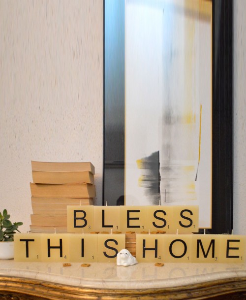 Word Candle ( Bless this home )